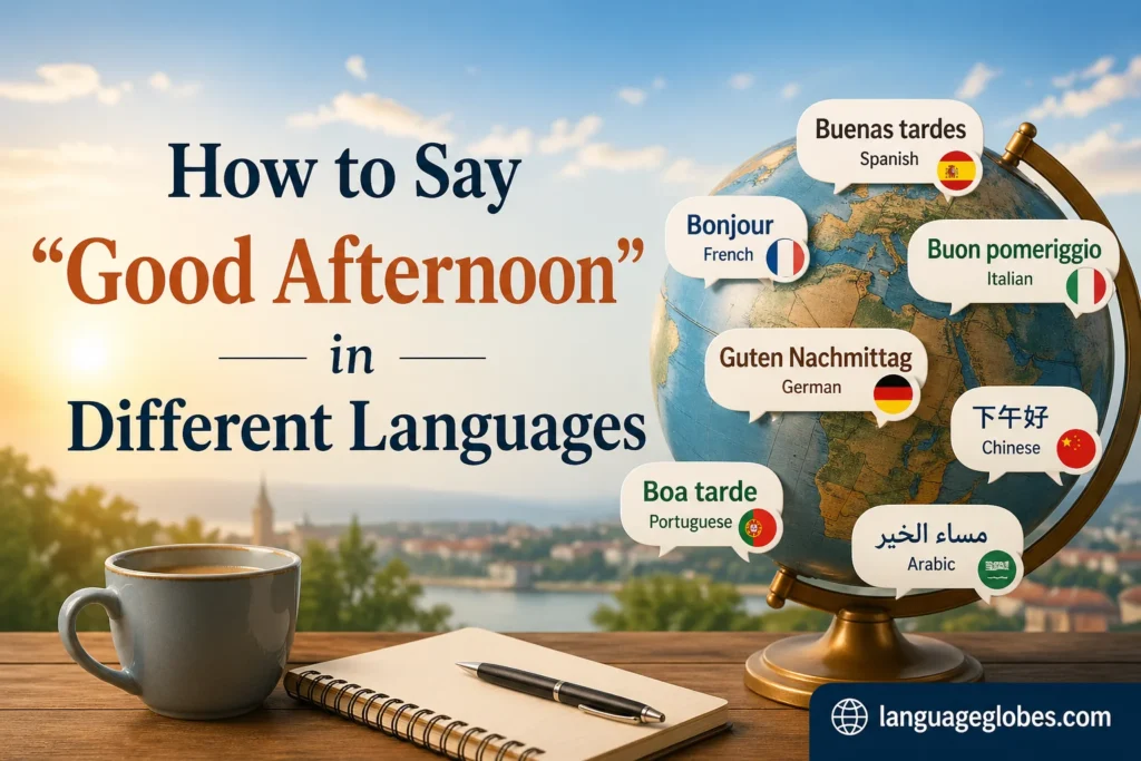 How to Say “Good Afternoon” in Different Languages