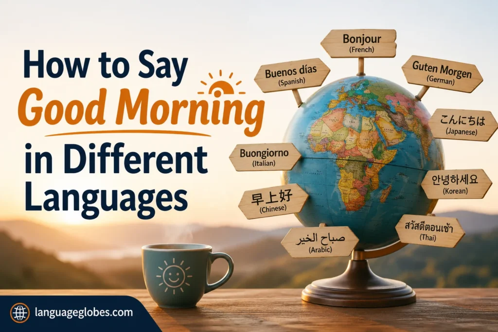 How to Say Good Morning in Different Languages