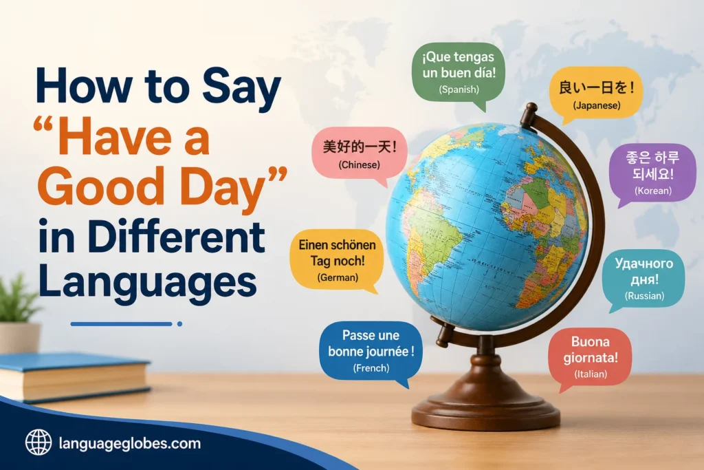 How to Say “Have a Good Day” in Different Languages