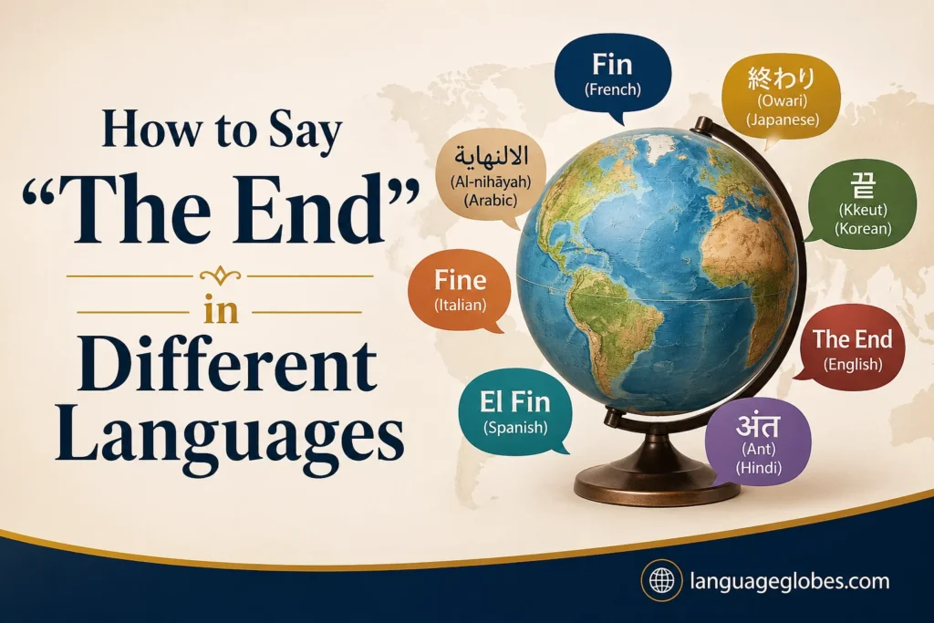 How to Say “The End” in Different Languages