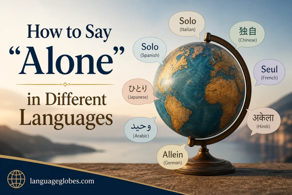 How to Say “Alone” in Different Languages