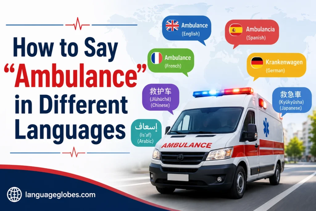 How to Say “Ambulance” in Different Languages