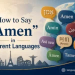 How to Say "Amen" in Different Languages