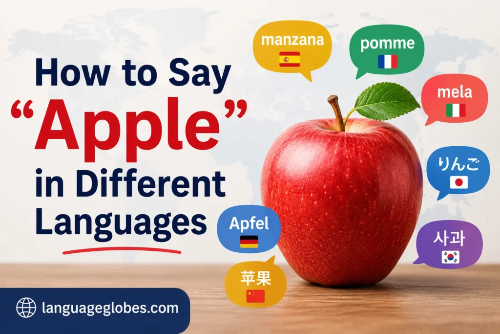 How to Say “Apple“ in Different Languages