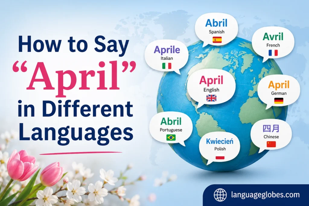How to Say "April" in Different Languages