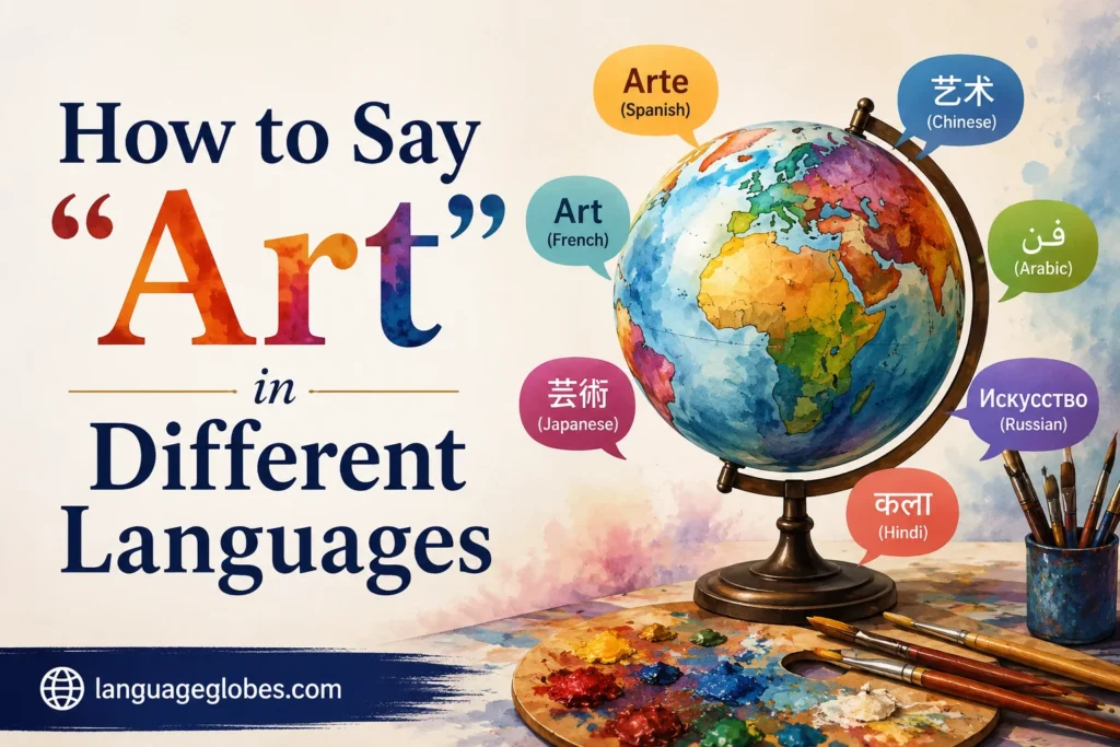 How to Say “Art“ in Different Languages