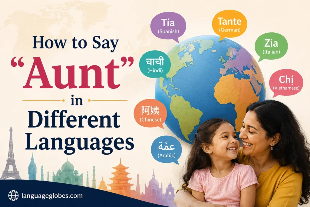 How to Say "Aunt" in Different Languages