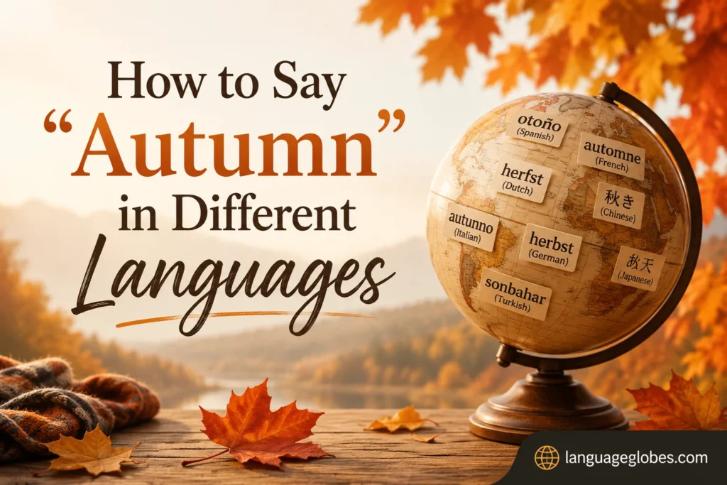 How to Say "Autumn" in Different Languages