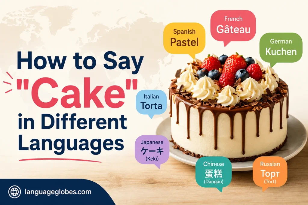 How to Say "Cake" in Different Languages