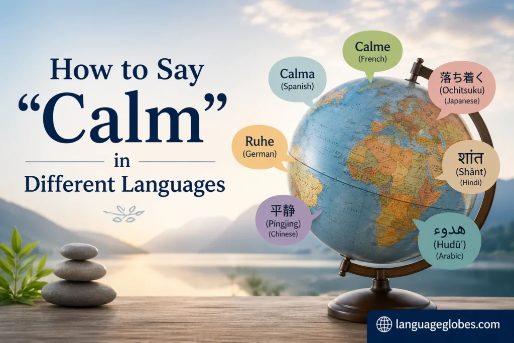 How to Say "Calm" in Different Languages