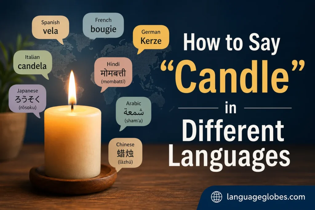 How to Say "Candle" in Different Languages