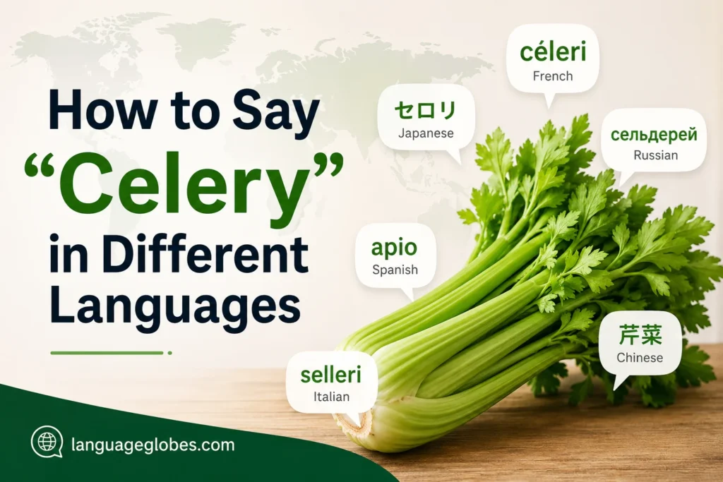 How to Say "Celery" in Different Languages