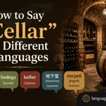 How to Say “Cellar” in Different Languages