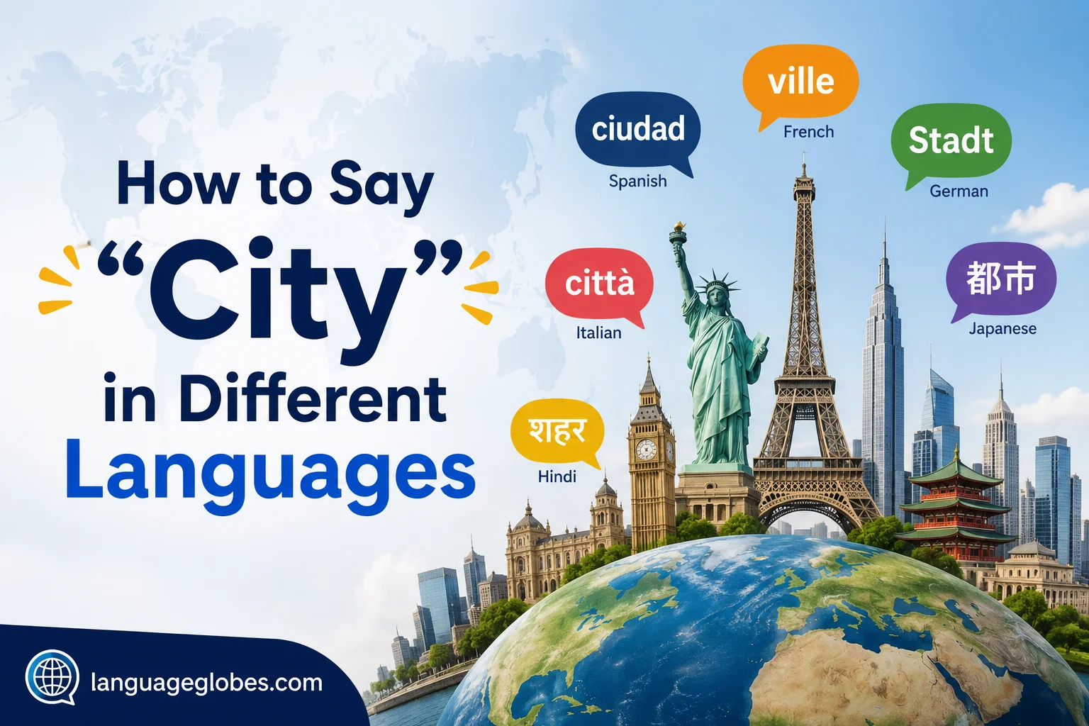 How to Say “City” in Different Languages