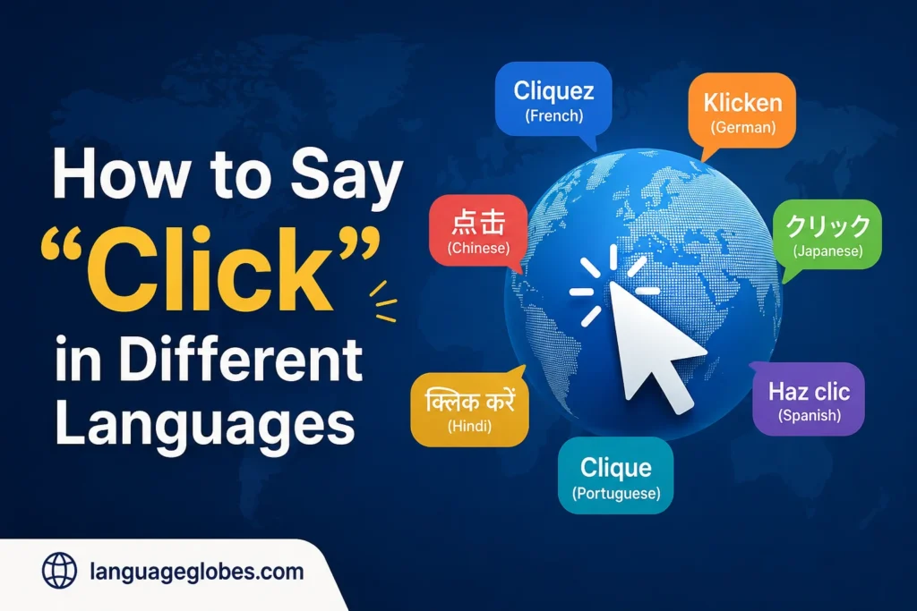 How to Say “Click” in Different Languages