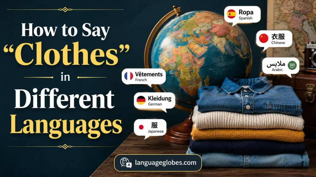 How to Say “Clothes” in Different Languages
