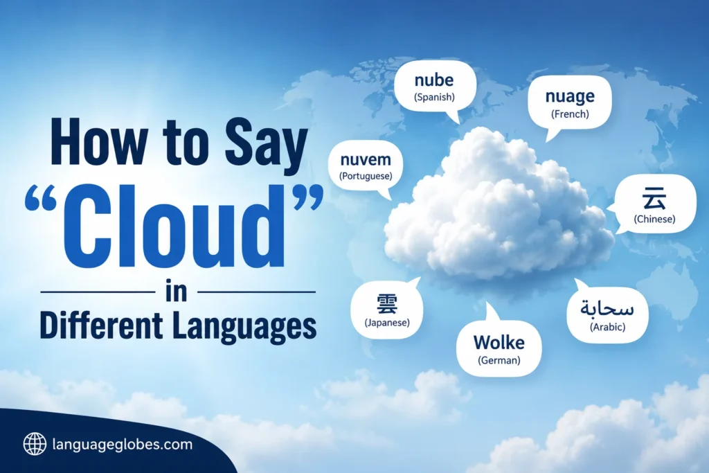 How to Say “Cloud” in Different Languages