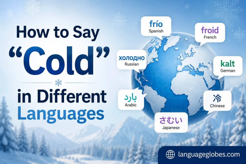 How to Say “Cold” in Different Languages