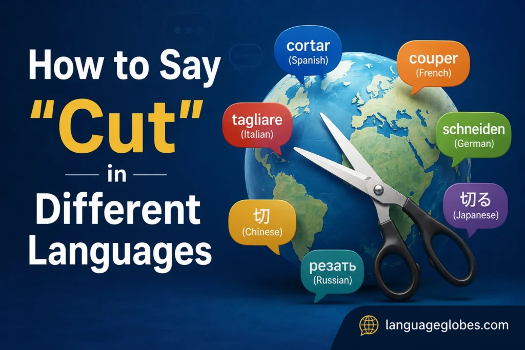 How to Say "Cut" in Different Languages