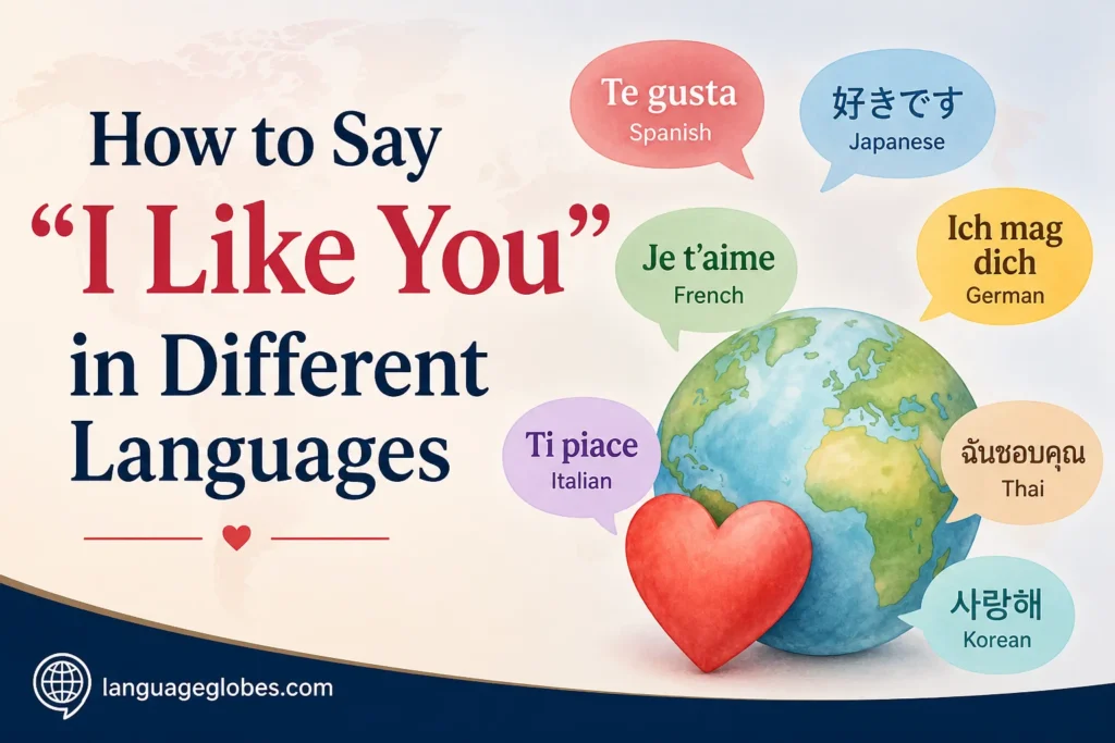 How to Say "I Like You" in Different Languages