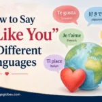 How to Say "I Like You" in Different Languages