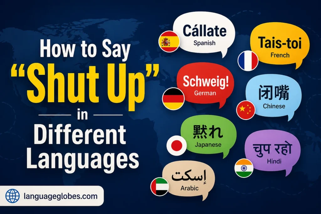 How to Say "Shut Up" in Different Languages