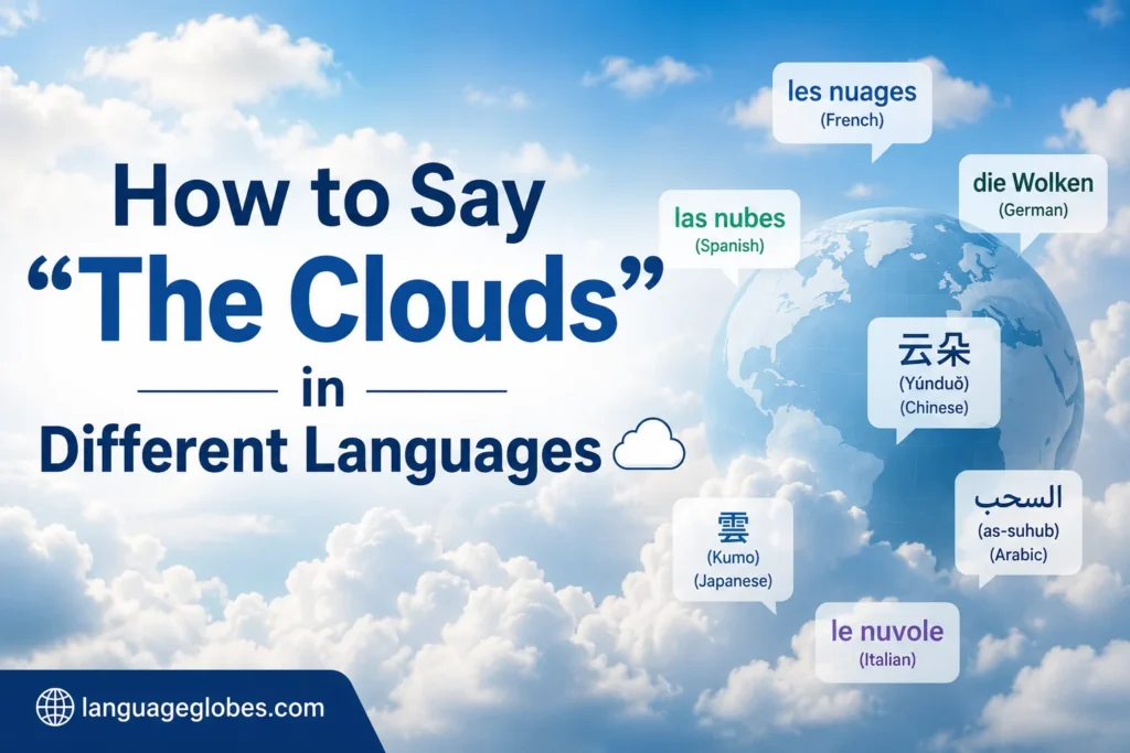 How to Say “The Clouds” in Different Languages