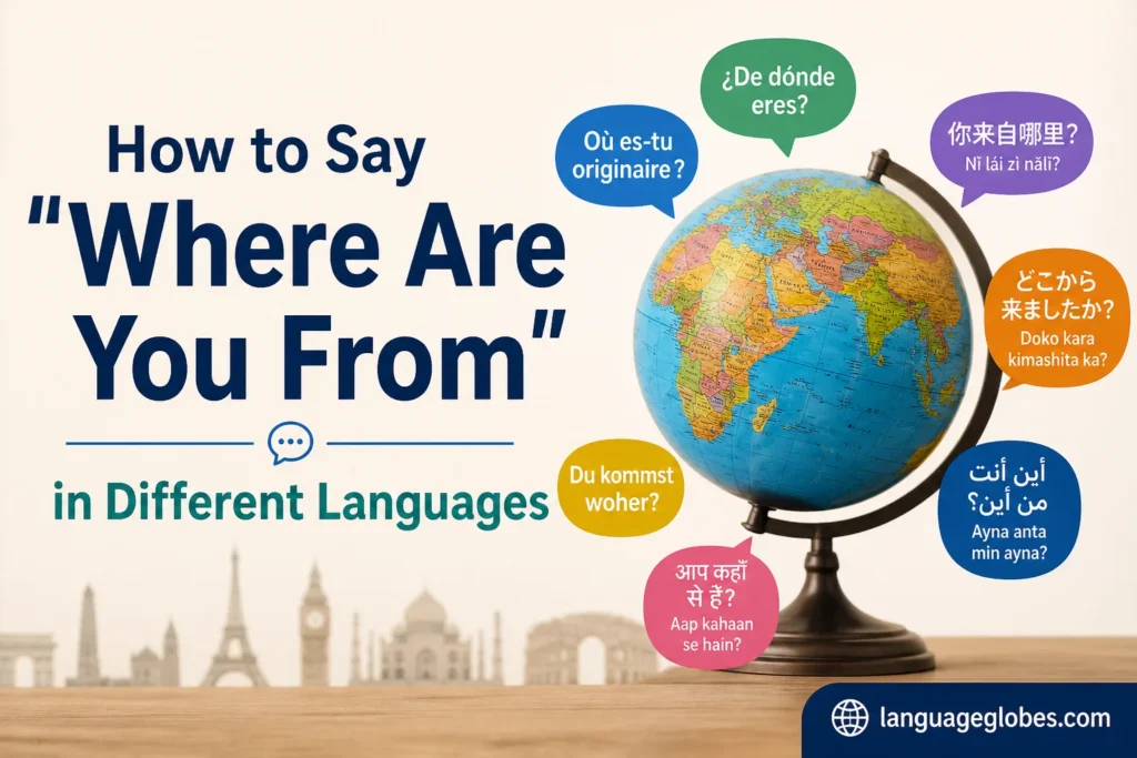 How to Say "Where Are You From" in Different Languages