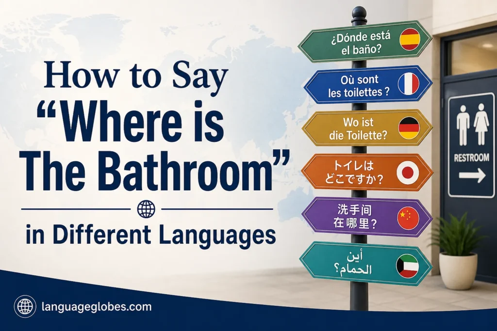 How to Say "Where is The Bathroom" in Different Languages