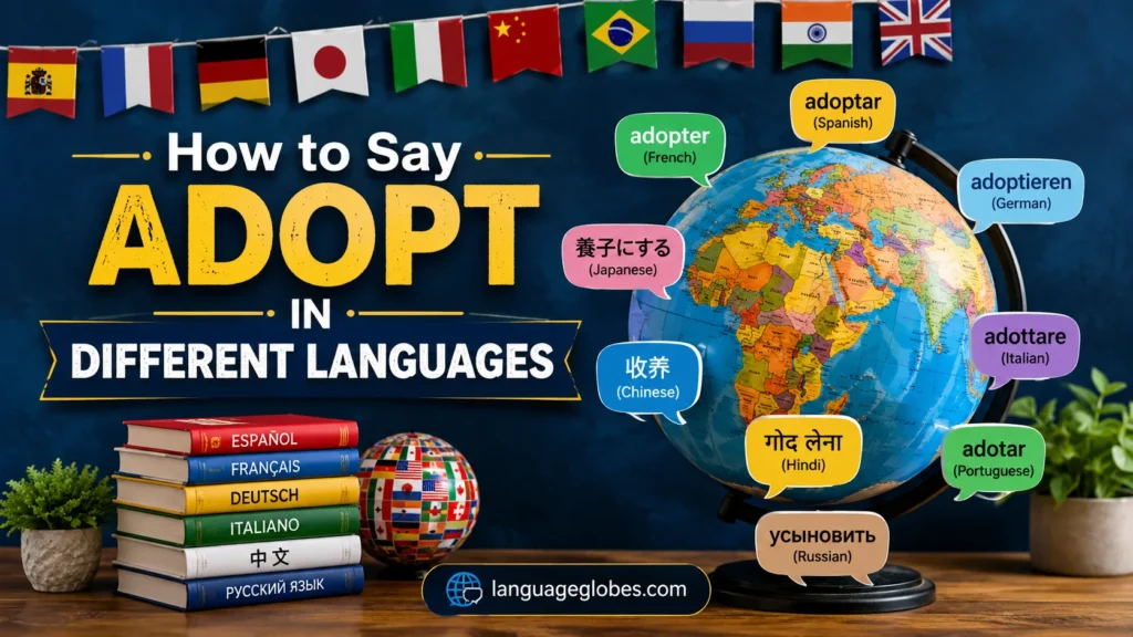 How to Say Adopt in Different Languages