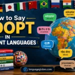 How to Say Adopt in Different Languages
