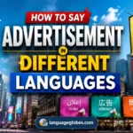 How to Say Advertisement in Different Languages
