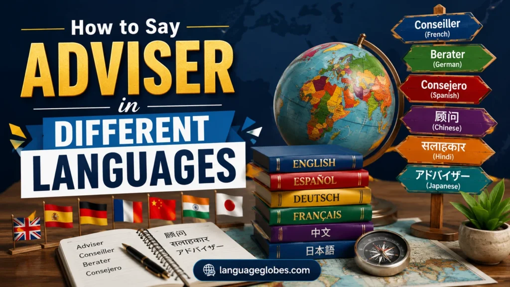 How to Say Adviser in Different Languages