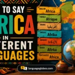 How to Say Africa in Different Languages