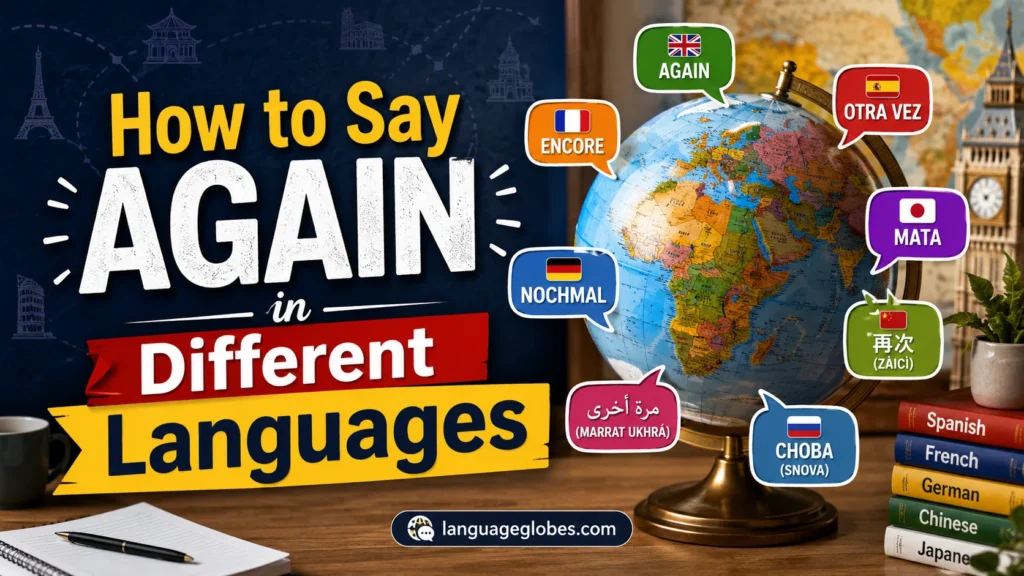 How to Say Again in Different Languages