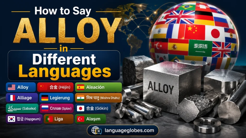 How to Say Alloy in Different Languages