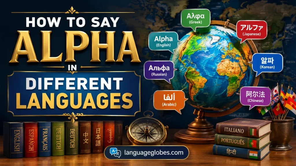 How to Say Alpha in Different Languages