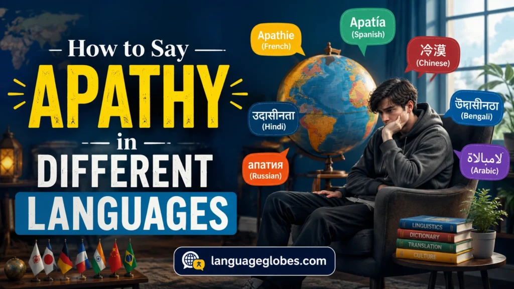 How to Say Apathy in Different Languages