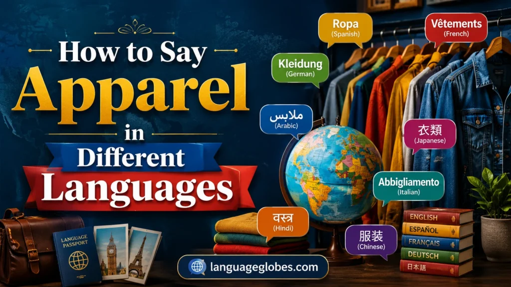 How to Say Apparel in Different Languages