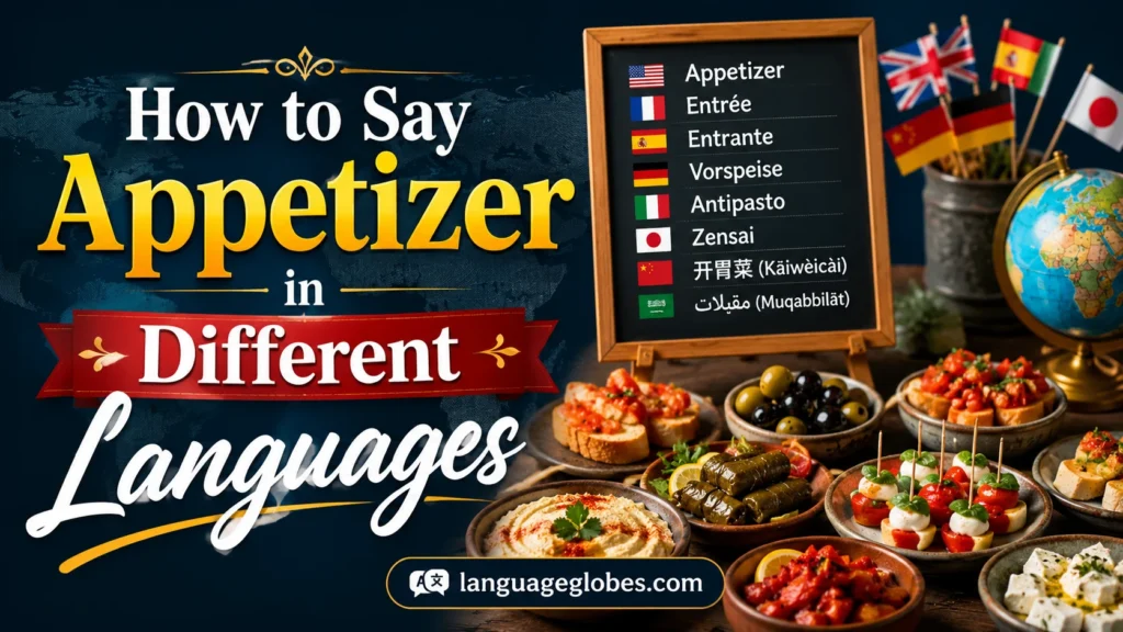 How to Say Appetizer in Different Languages