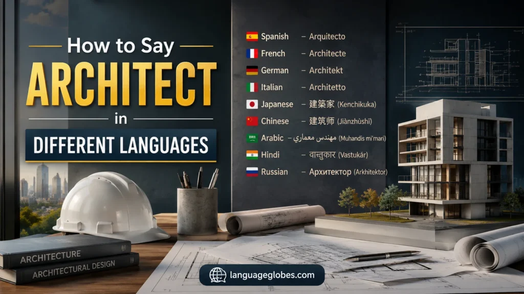 How to Say Architect in Different Languages