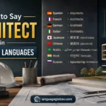 How to Say Architect in Different Languages