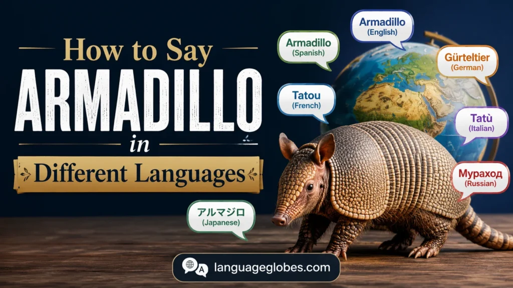 How to Say Armadillo in Different Languages