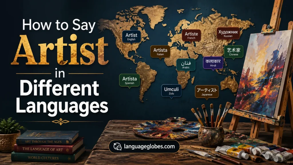 How to Say Artist in Different Languages
