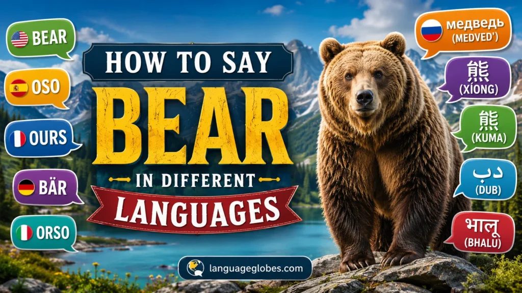 How to Say Bear in Different Languages