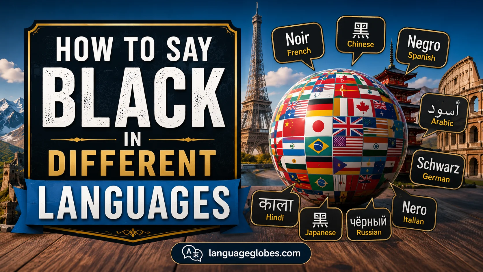 How to Say Black in Different Languages