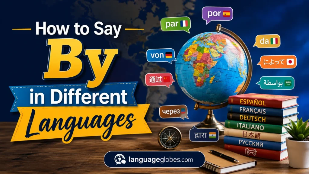 How to Say By in Different Languages