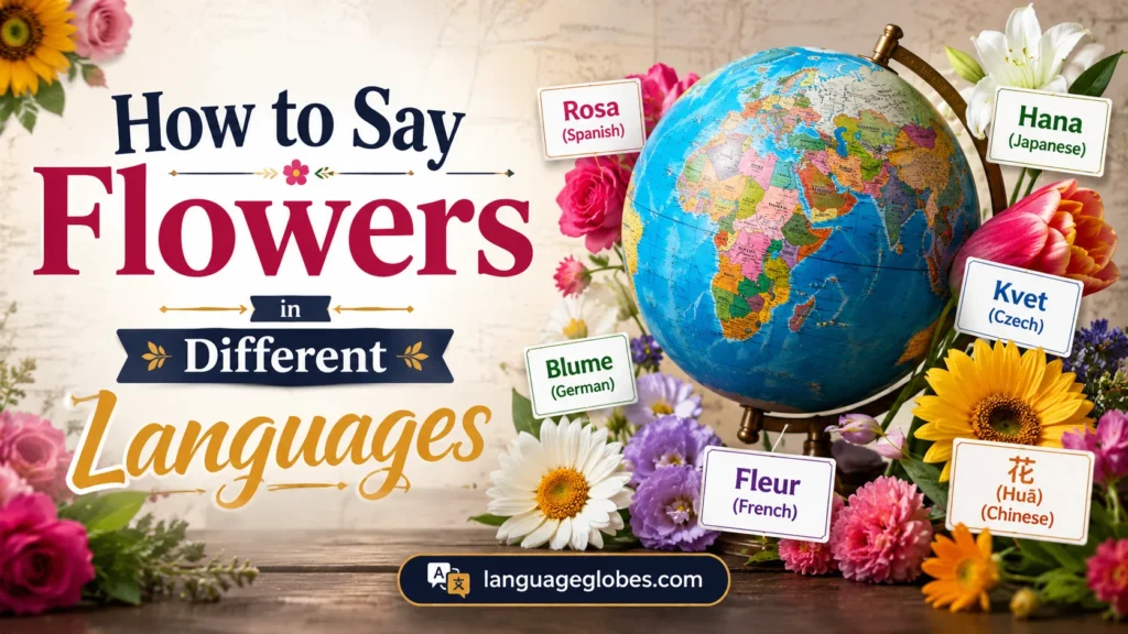 How to Say Flowers in Different Languages