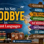 How to Say Goodbye in Different Languages