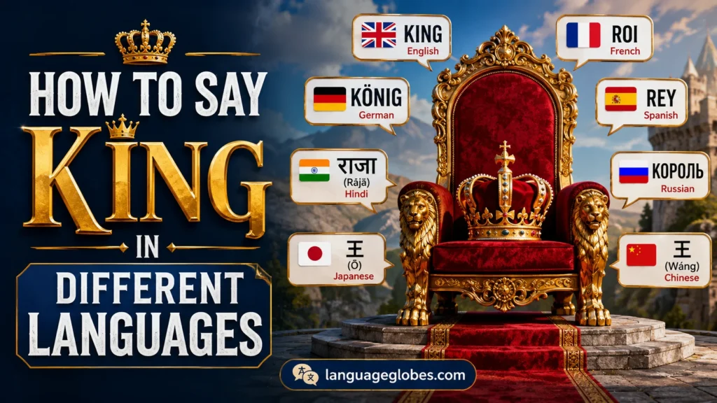 How to Say King in Different Languages